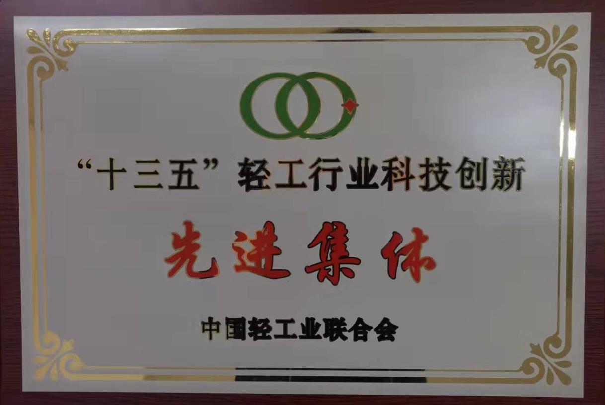 “十三五”輕工業科技創新先進集體